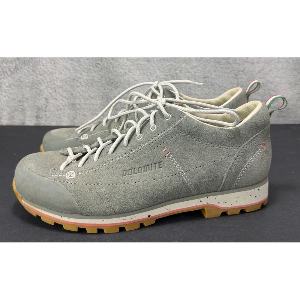 Dolomite Cinquantaquattro Low Sneakers Womens 8 Grey Suede Vibram Hiking Shoes